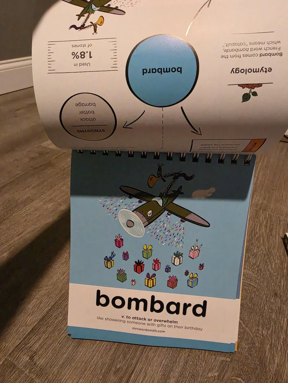 Mrs Wordsmith Storyteller's Word a Day - Tabletop Desk Homeschool Vocabulary ELA